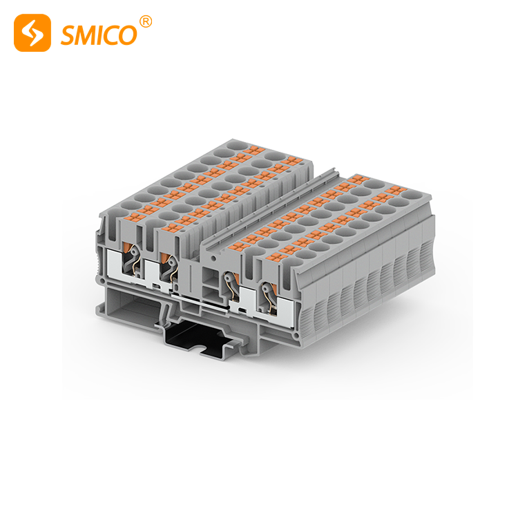  PT6-4-G Terminal Block Earthed Pt Din Rail Terminal Block