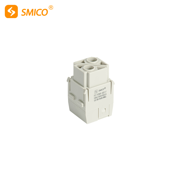 H2MK-002.1-F 100A Heavy Duty 2-pin Connector Industrial Thread Terminal Connector 09140022751