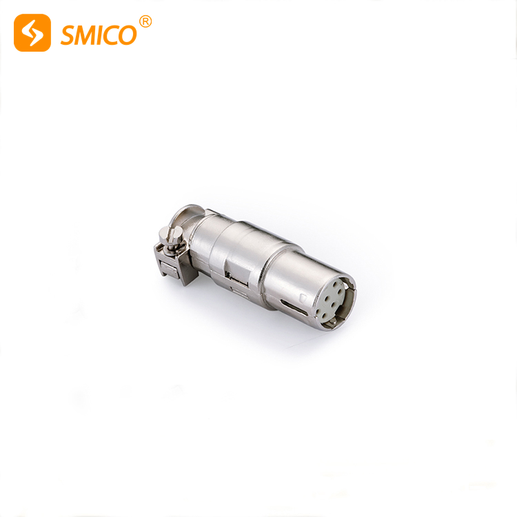 EMC-008-FC Heavy Duty Modular Connector H-Quintax High Density Q-coax Contact 8 Shielding 09150083113