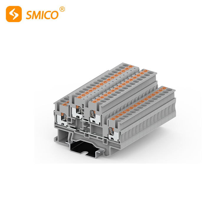 Push in Connection Feed Through DIN Rail Terminal Block PT2.5 