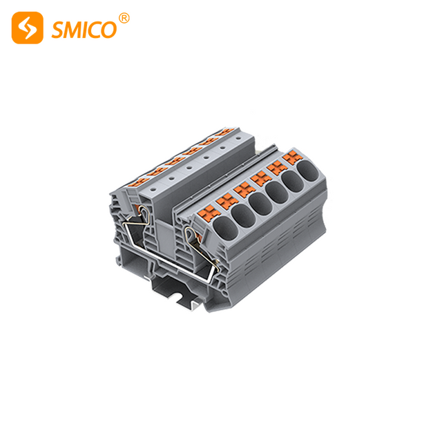 PT16-2-G Durable Using Screwless Terminal Block Miniature Rail-mounted Terminal Blocks