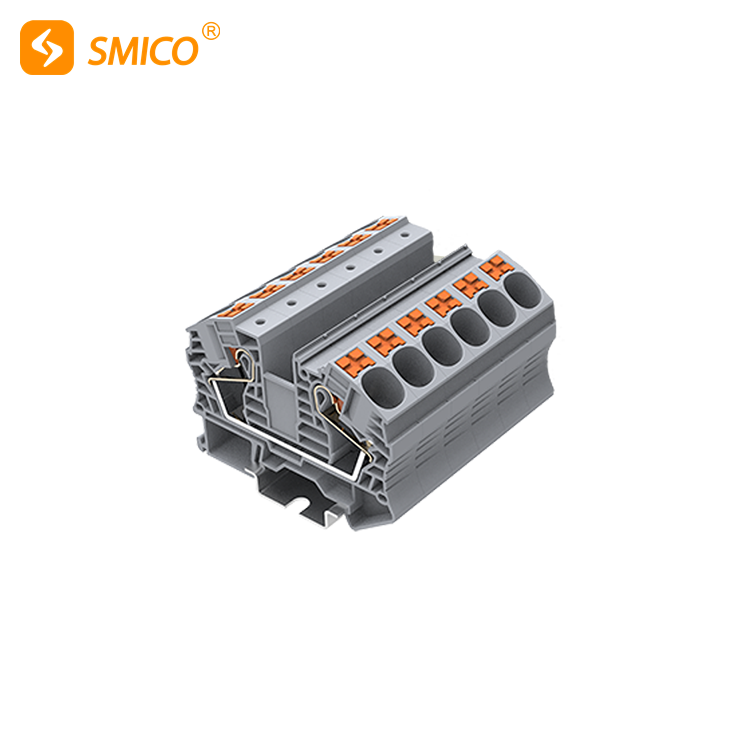 PT16-2-G Durable Using Screwless Terminal Block Miniature Rail-mounted Terminal Blocks