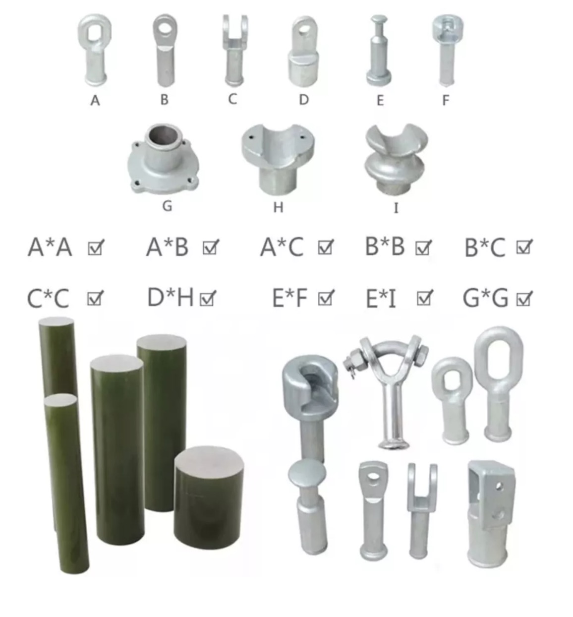 polymer insulator parts