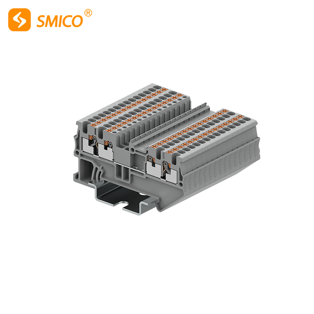 PT1.5-4-G DIN Push in Terminal Block 