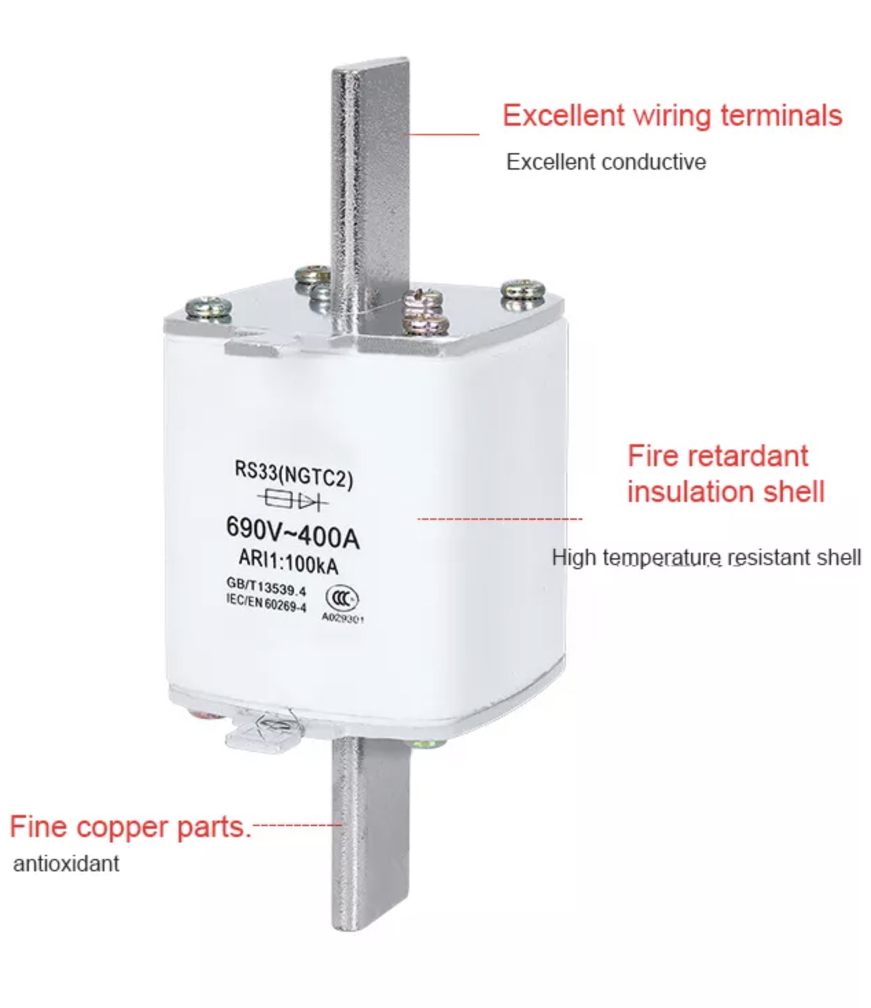 Low Voltage HRC NH Fuse Link