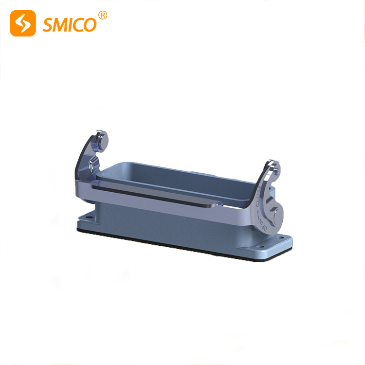 SMICO 09200160301 Heavy Duty Rectangular Connector IP65 Housings Hood H16A-ST-1L Bulkhead Mounting 