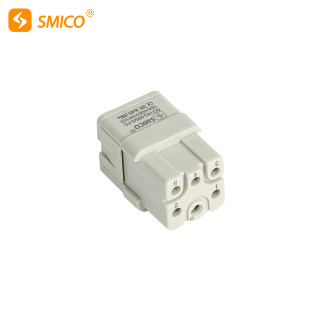 SO-HQ-005/0-FC Rectangular Heavy Duty Connector 5-pin Crimping Female Plug-in 09120053101